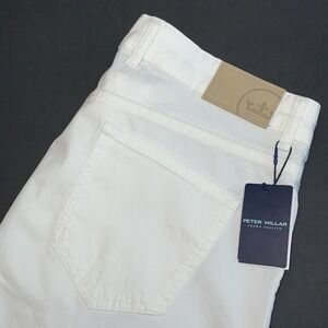 NEW Peter Millar Wayfare Pants Men's 34x32 Crown Crafted 5 Pocket Tailored‎ Fit